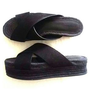 ALLSAINTS Harlem Plarform Slide Sandals Sz38